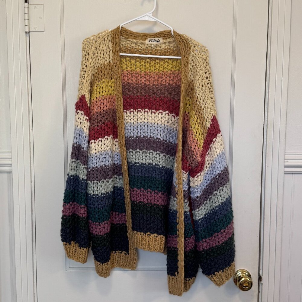 Listicle - Crochet Cardigan - Medium